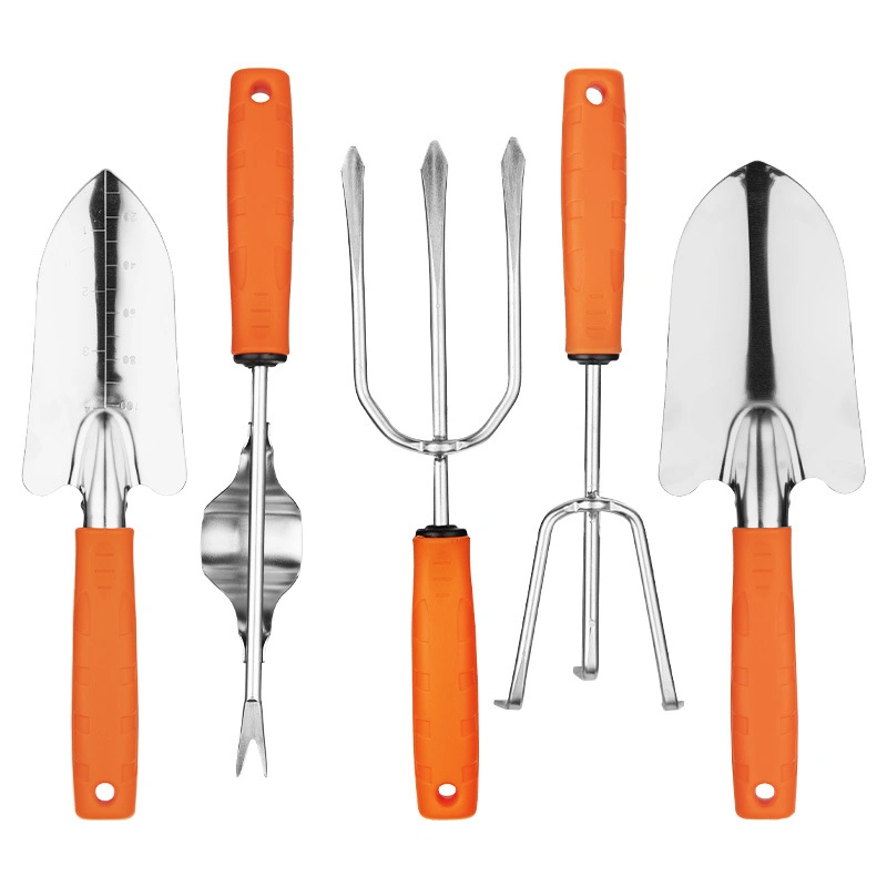 5PCS Garden Tool Set Stainless Steel High Quality Ergonomic Garden Tool Se