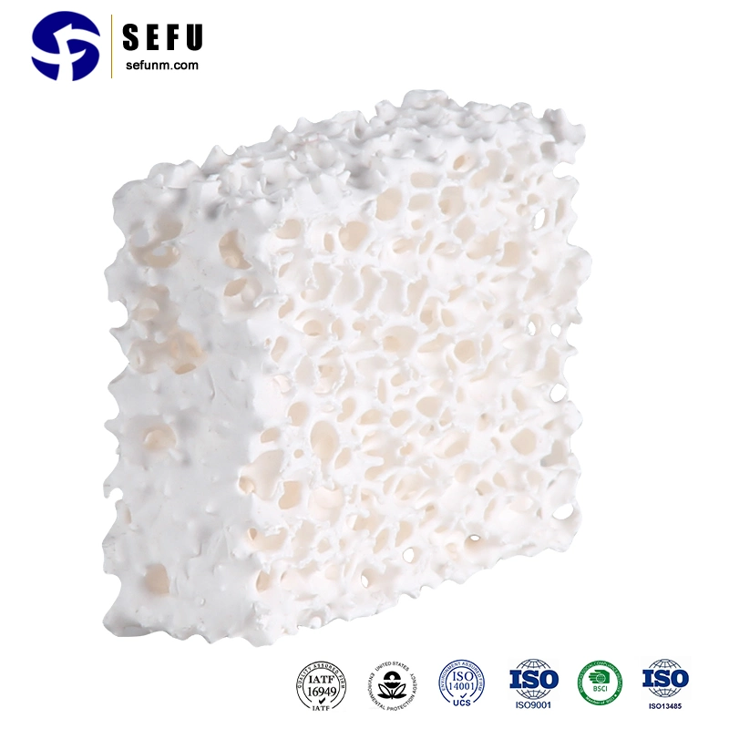 Sefu Ceramic Foam Filter China Clay Water Filter Factory Silicon Carbide Foam Ceramic Filter for Iron or Iron Alloy Casting Alumina Ceramic Foam Filter