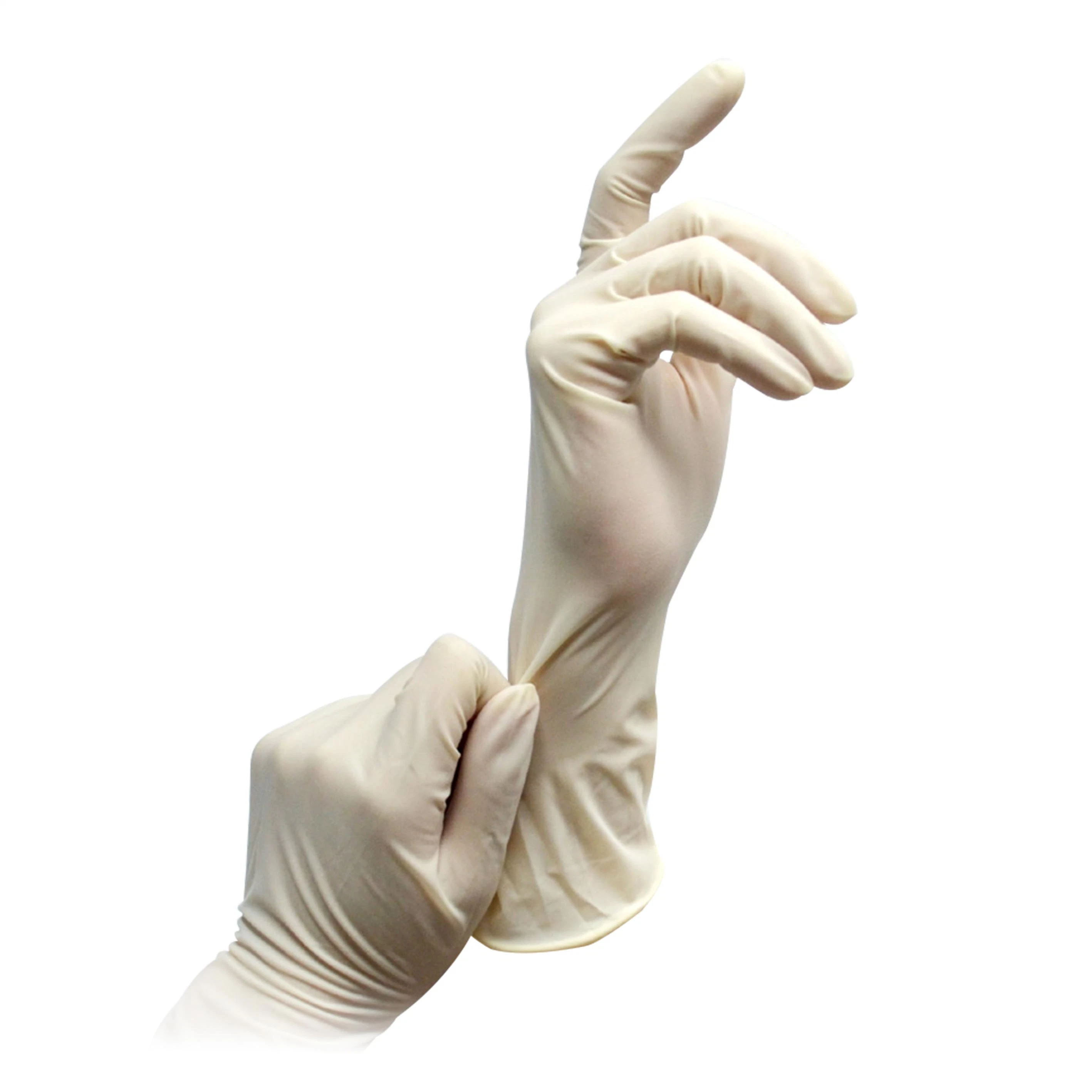 Стерильные латексные хирургические перчатки одноразовые порошка для медицинской больницы