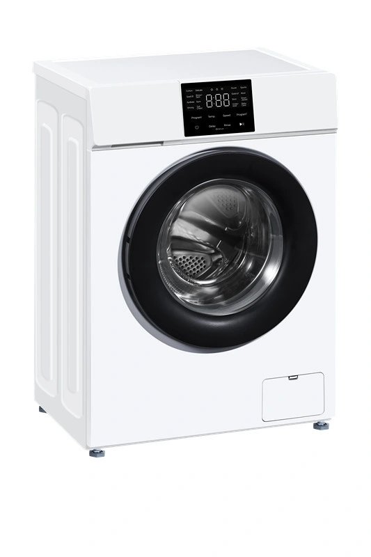 10 Kg Hot Sale Front Load Washing Machine with Child Lock/BLDC Motor/52cm Chrome Door