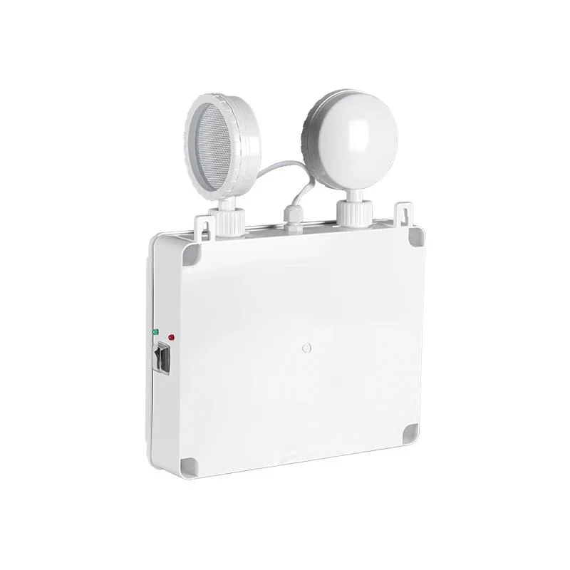 Wholesale/Supplier Rechargeable Wall Mounted Emergency Fixture with Twin Adjustable LED Heads