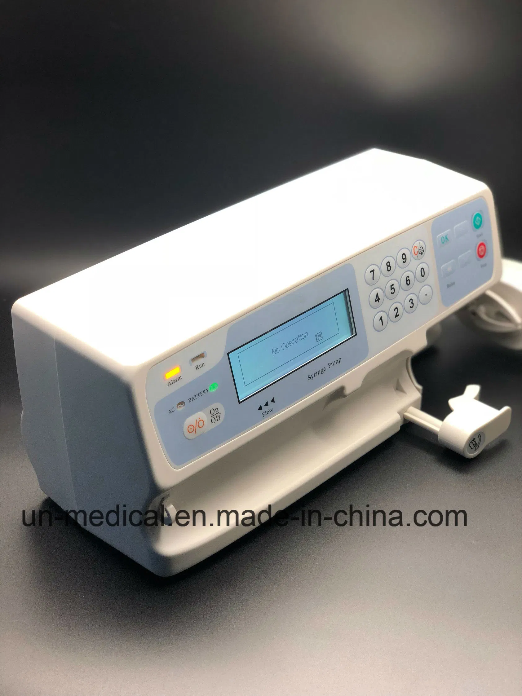 Automatic Medical Real-Time Display Injection Syringe Pump with Double/Single Channel