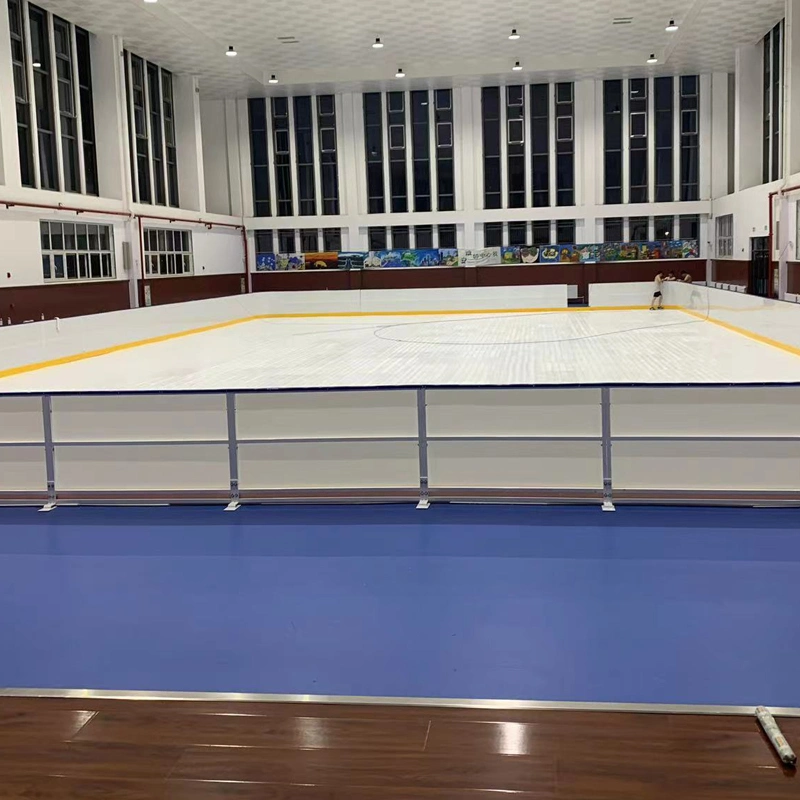 Lámina sintética de pista portátil UHMWPE artificial Synthetic Ice Rink / Tabla de patinaje sobre hielo hojas de plástico