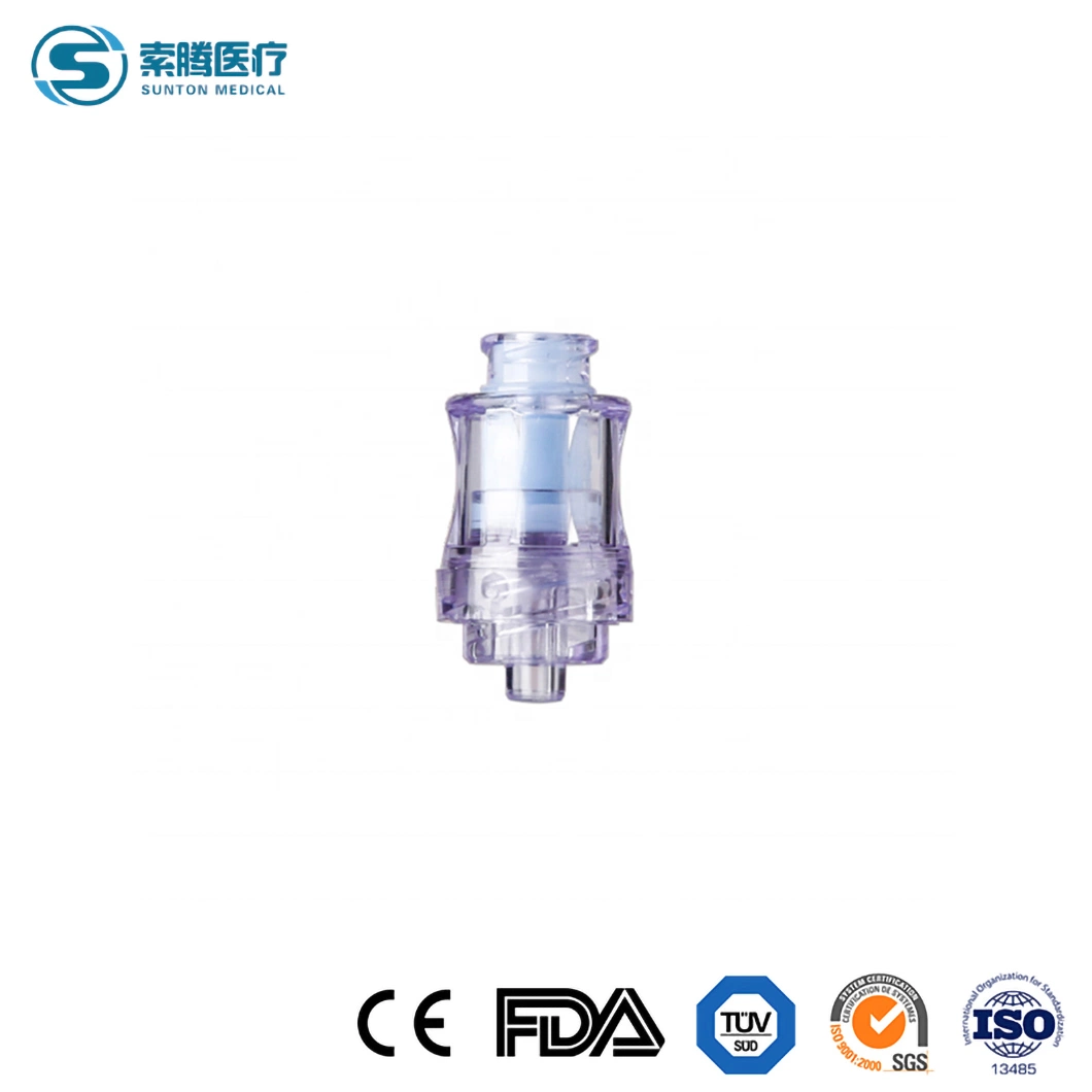 Sunton Needle Free Connector China Injection Connector Manufacturing Transparent Infusion Adapter Straight Type 14c007 Gen2 Connector Free Needle