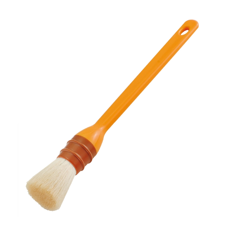 Wool Pastry Brush Round-Plastic Handle