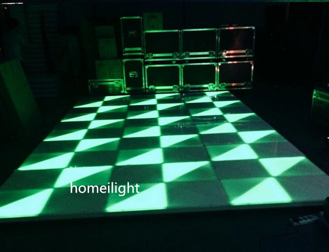 Hot vender 1*1m LED DMX Pista de Baile de Boda etapa