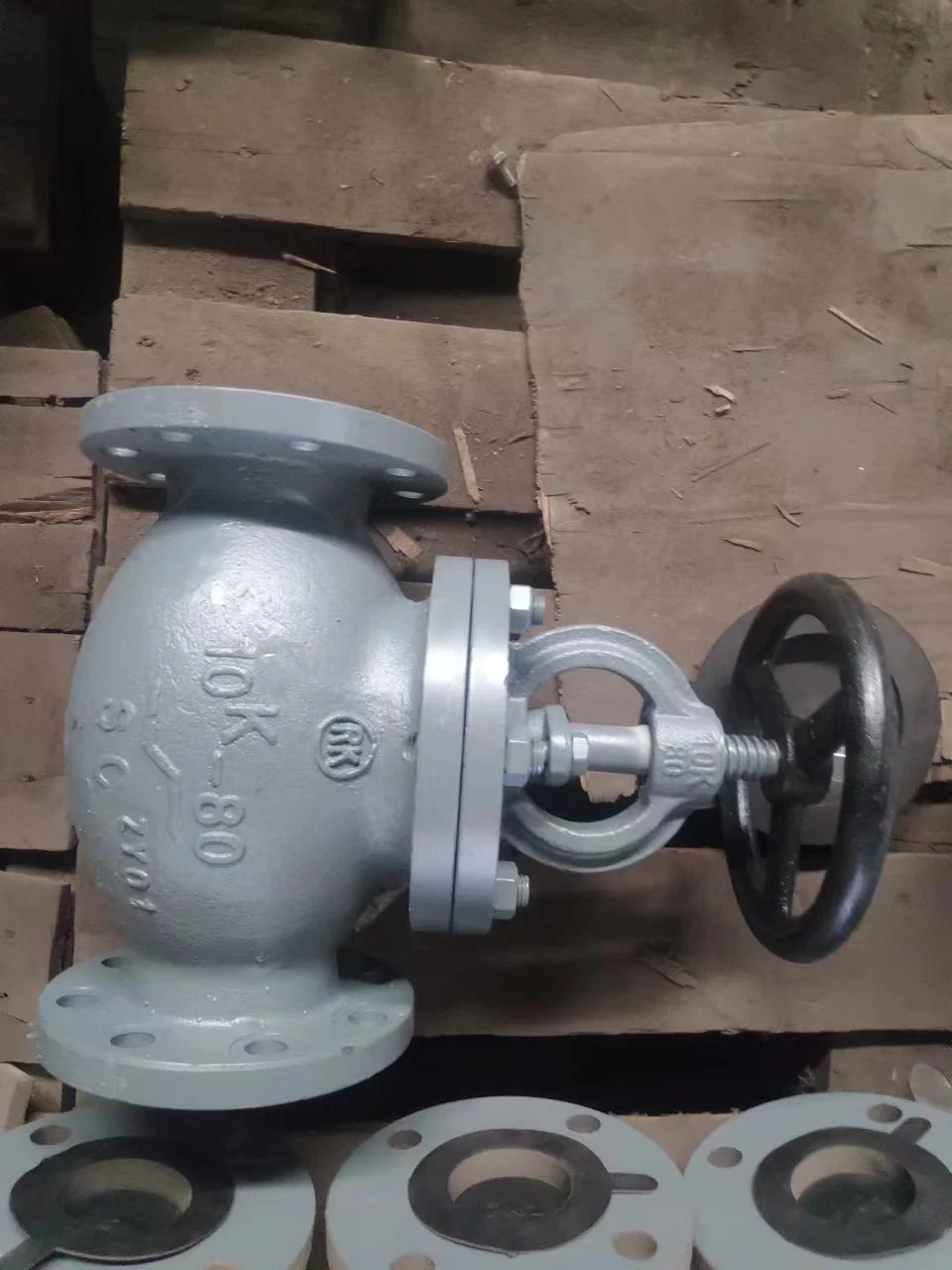 JIS F7319 Casting Steel Stainless Steel Valve Flanged Industrial Globe Valve