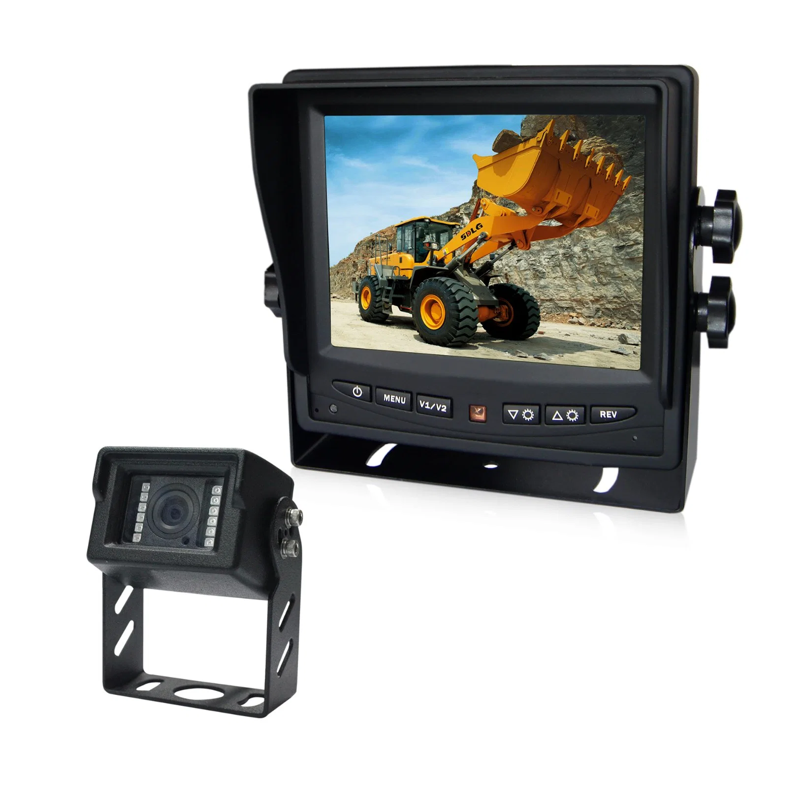 5.6 polegadas LCD TFT Autónomo Monitor de carro para o barramento