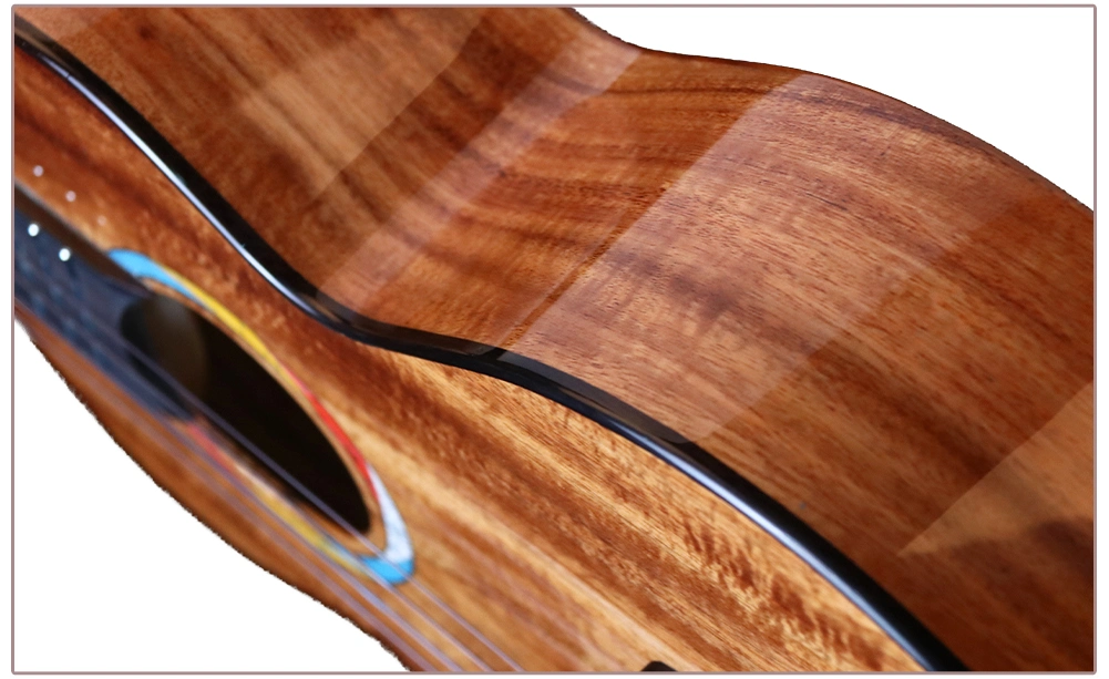 K-U1 Ecommerce Music Store Supplier Price Professional Craftmandship High Grade Full Solid Wood Koa Tenor Ukulele