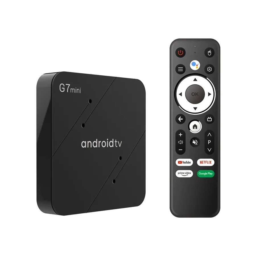 ATV TV Box Mini G7 Dual de 16GB WiFi 4k 3D de HDR ATV inteligente Android 11 Decodificador.