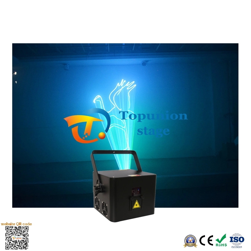 DMX Control 2W Ilda Light for Night Club Event Full Color Animation Laser Light