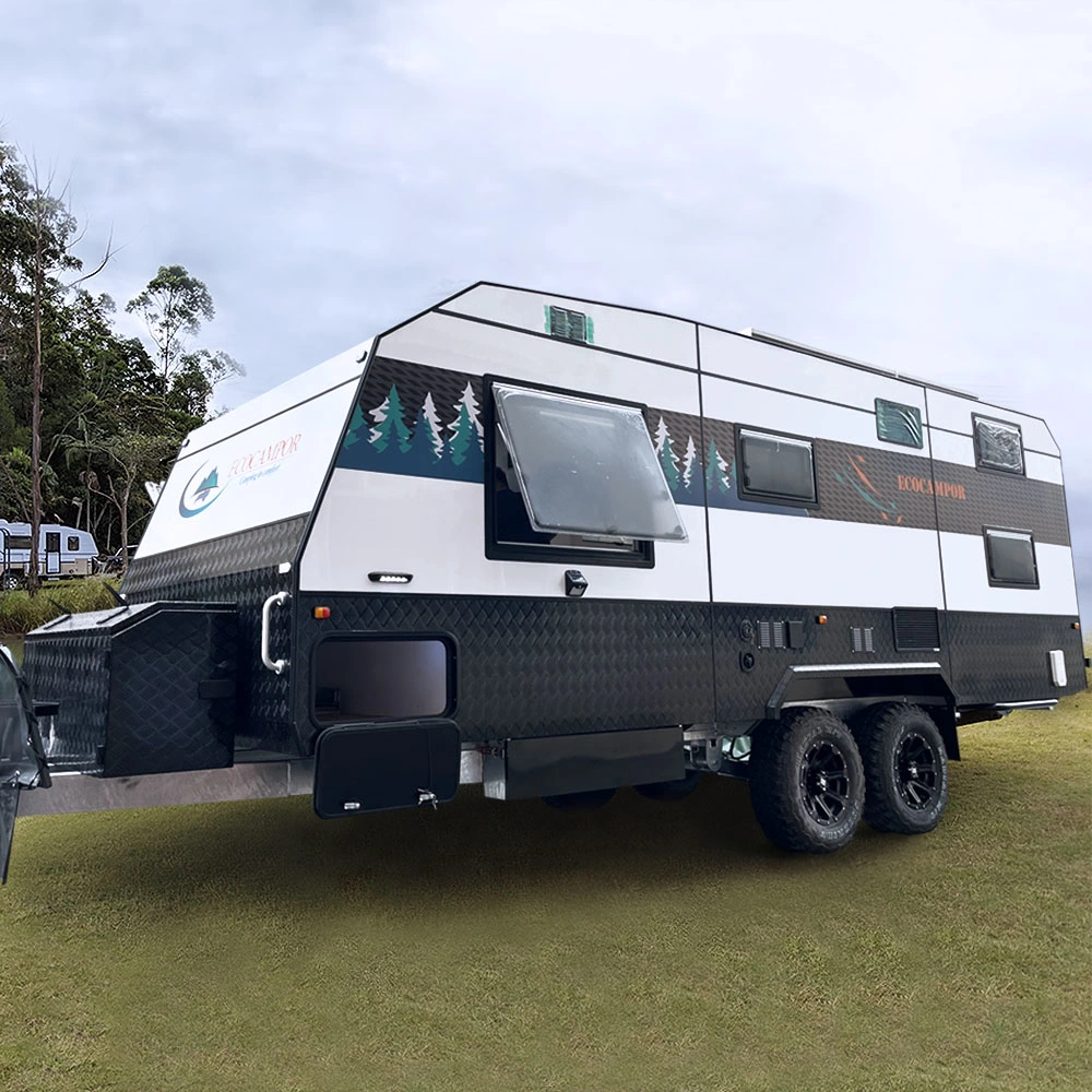 2022 New Australian Standards off Road Camper RV Caravan Trailer with Shower and Toilet for Sale