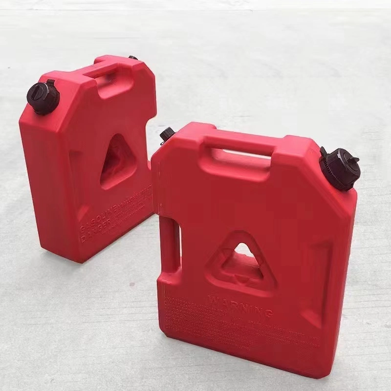 Latas de gasolina de plástico montaje en coche Jerrycan gasolina lata aceite Contenedor 7L tanques de combustible Jerry CAN para motocicleta