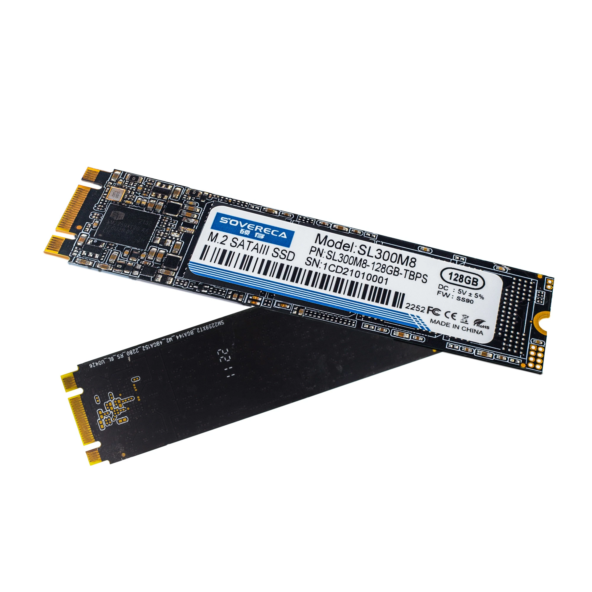 Disque dur de haute qualité M. 2 Ngff 256 Go 1 To M. 2 Pcie Gen3 *4 Nvme SSD avec mémoire flash 3D Nand