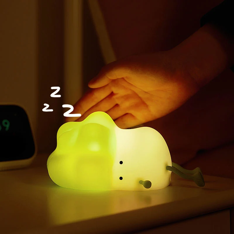 Smart Touch Silikon-Tisch wiederaufladbare Kinder schlafen Nacht Licht