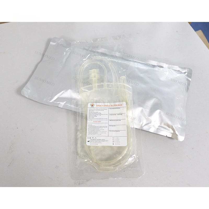 Sy-L105 Medical Supply Cpda-1 Einweg sterile Blutbeutel für Blut Transfusion