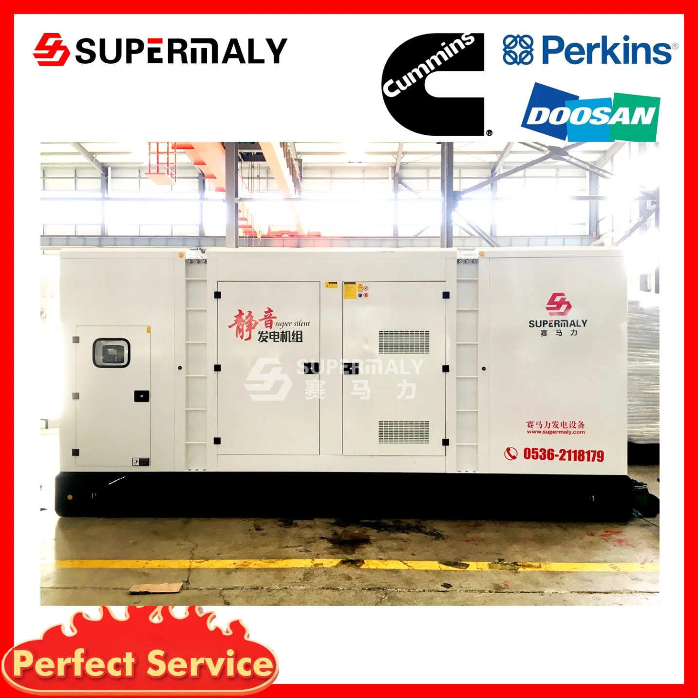 Doosan Engine 320kw/400kVA Cummins Diesel Generators for Home Power or off-Grid Electricity