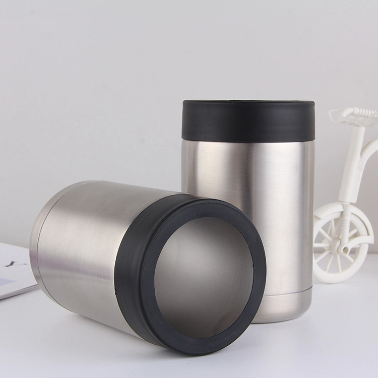 Custom Logo Stainless Steel Cold Keeper Bottle Can Cooler Cup Tumbler Double Vacuum Insulated Cans Thermos