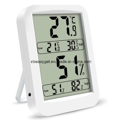 Raumelektronisches Thermometer Indoor-Thermometer mit digitalem Hygrometer und Feuchtigkeit Messuhr Esg10600