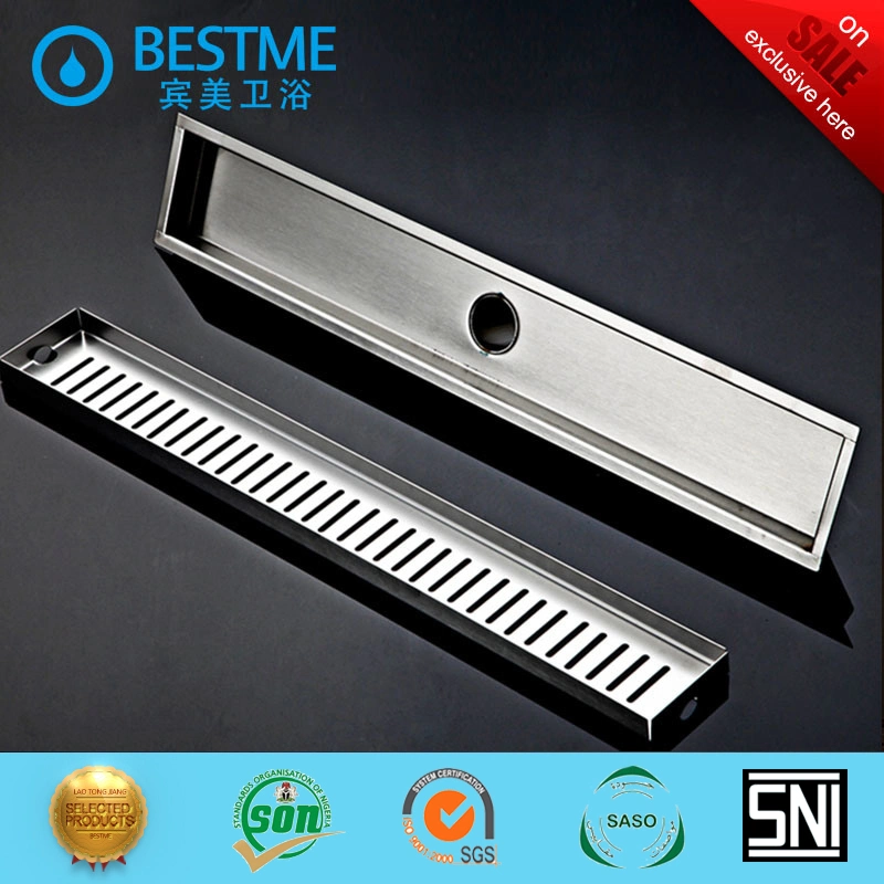 Bar-Type 304 Stainless Steel Floor Drain for Project (BF-K45)