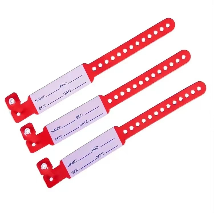 Waterproof Identification Bracelet Disposable Wrist Band ID Wrist Band Medical Supply Use in Hospital