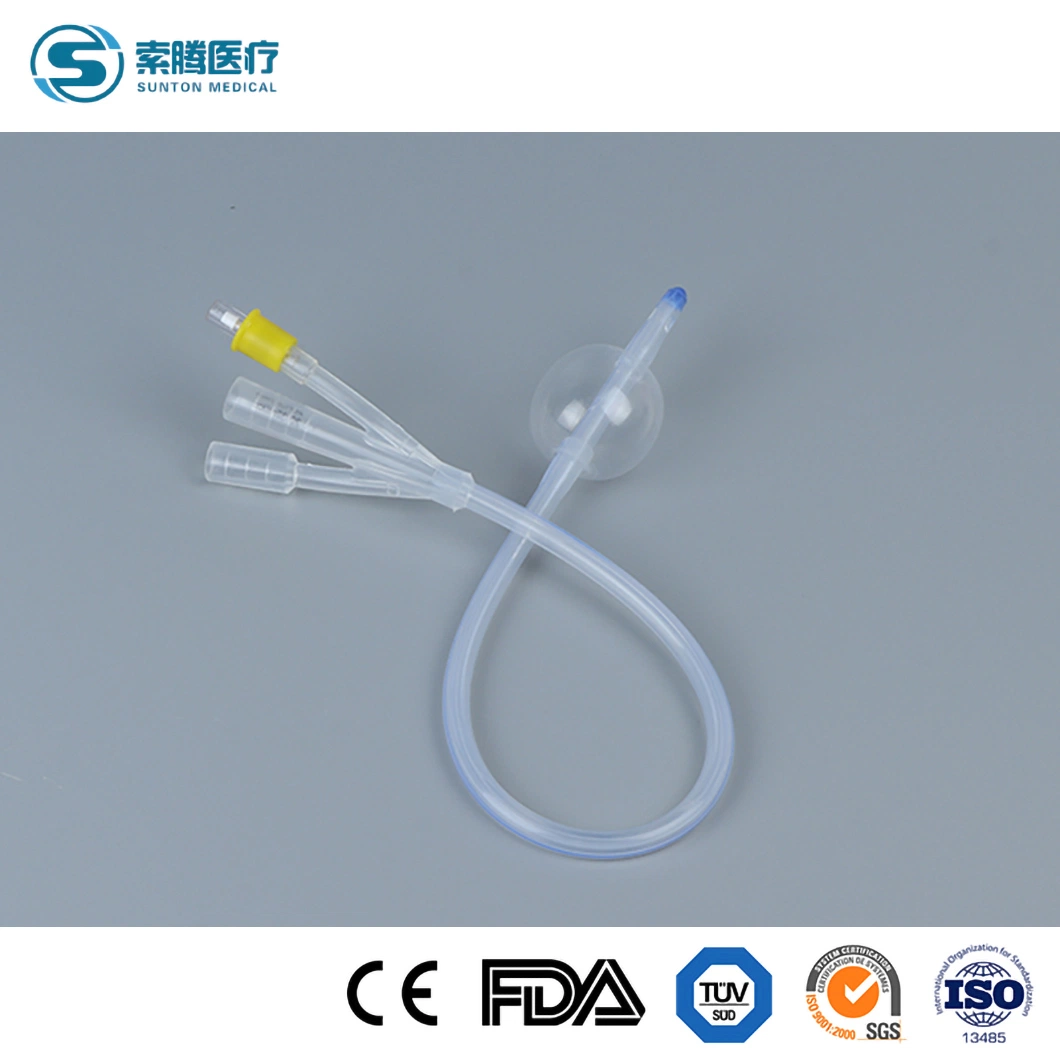 Sunton 2 Way Foley Catheter Factory Disposable Sterile Medical Latex Foley Balloon Catheter 3 Way Foley Catheter Sample Available China Foley Catheter Products