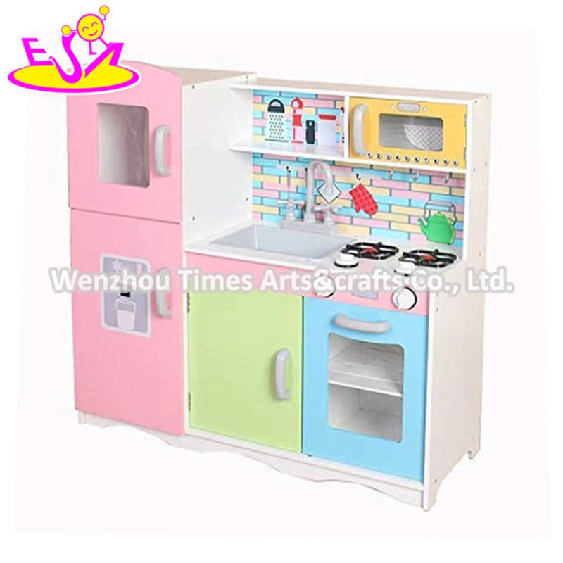 Best Design Colorful Wooden Play Kitchen for Childrens W10c485
