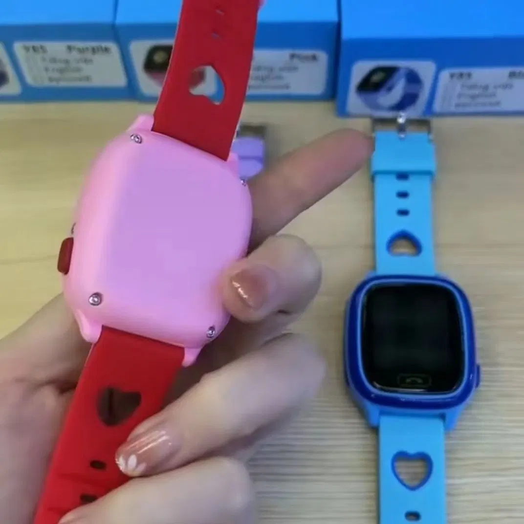 Nouvelle montre intelligente Sos Children Phone Wrist (Y85) avec carte SIM pour les enfants, cadeau.