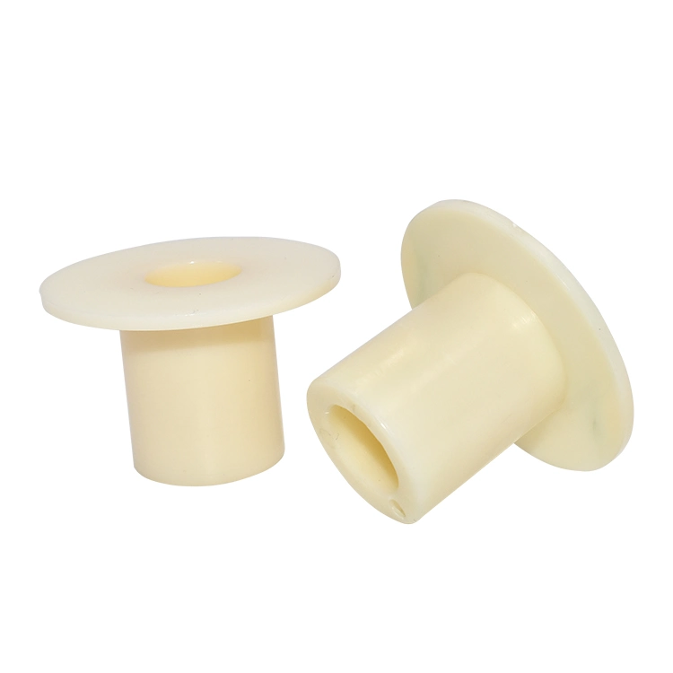 Custom Plastic Parts Nylon Flange Head Bushing Sleeve