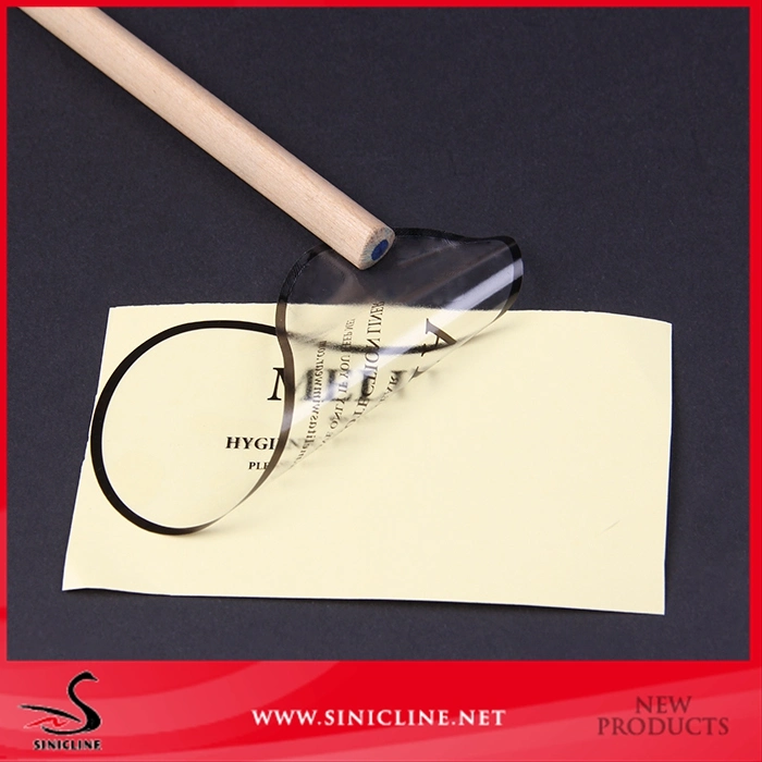 Sinicline High quality/High cost performance PVC Clear Labels Hygiene Sticker for Swimwear