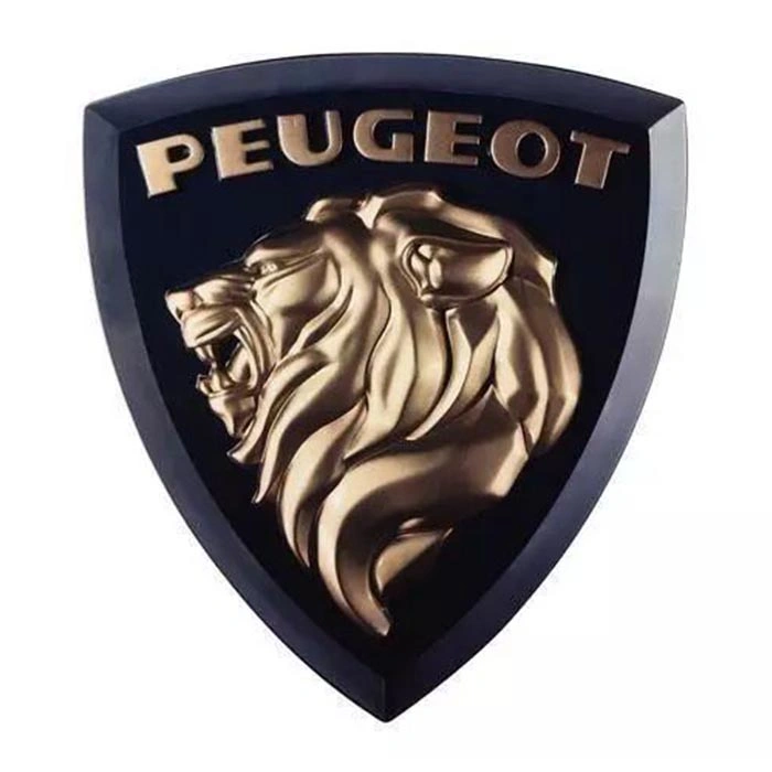 French Classic Peugeot Emblem Light 3D LED Backlit Car Logo