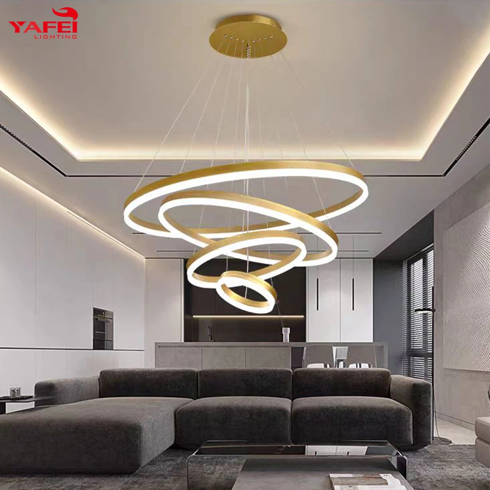 American Country Modern Industrial Style Living Room Holder LED Pendant Light Chandelier