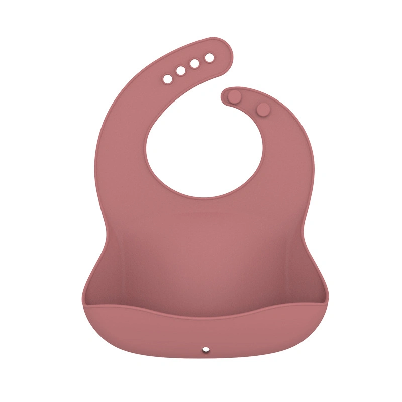 Colorful Easy Clean Baby Silicone Bib for Babies Toddlers