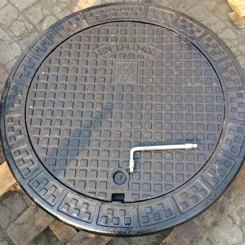 Foundry Drain Cover Dimensions D400 Casted Ductile Iron Round Manhole Cover