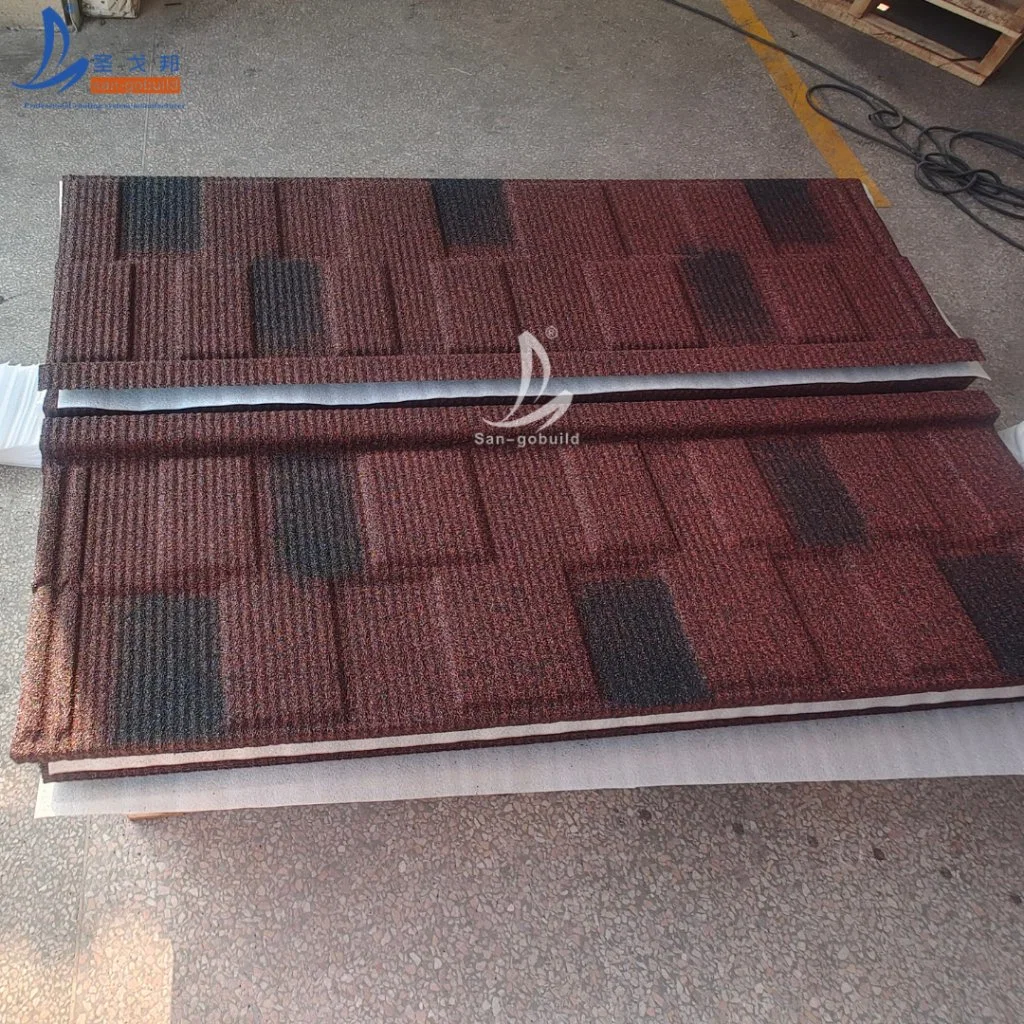 Lebanon Best Aluminium Zinc Roofing Sheet Durable Stone Coated Metal Roofing Tile