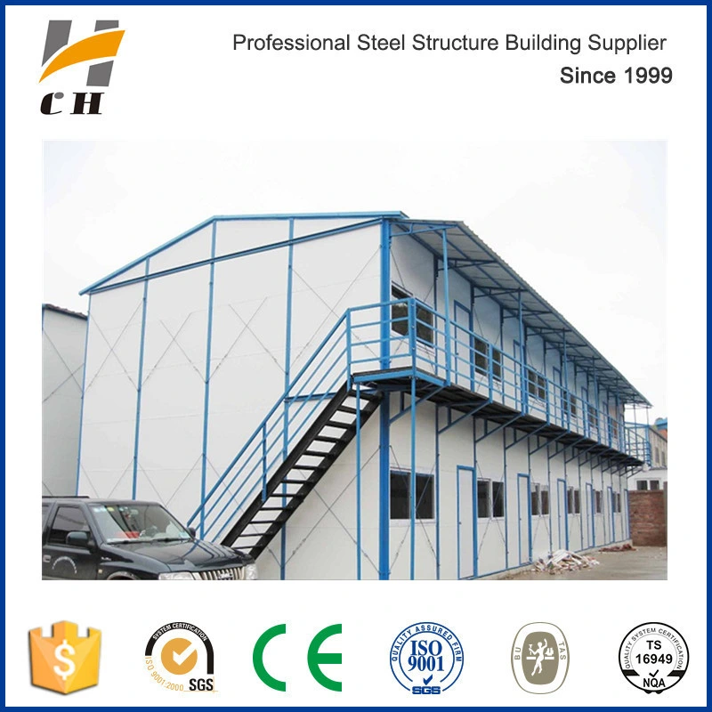 Three Floors Sandwich Panel Prefab Hotel