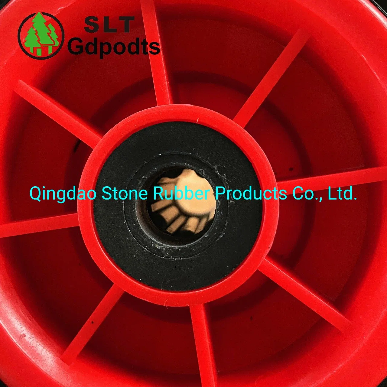 10X3.00-4 Flat Free Polyurethane Foam Wheel with Roller Bearing for Hand Trolley