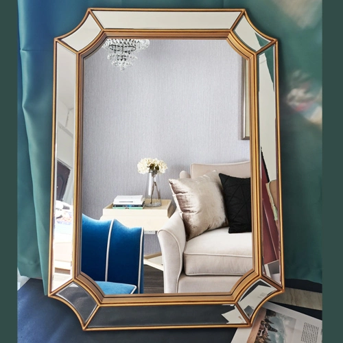 WiFi, Bluetooth, horloge numérique Home Decor Professional Design demi-cercle Mirror/LED Mirror/Smart Mirror