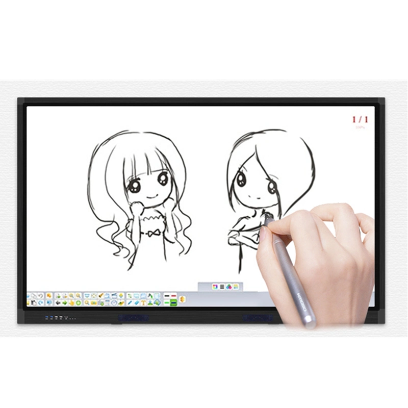 86 Smart Board HDMI IN d'écran tactile interactif pour l'éducation d'affichage du panneau Affichage de jeux intérieure