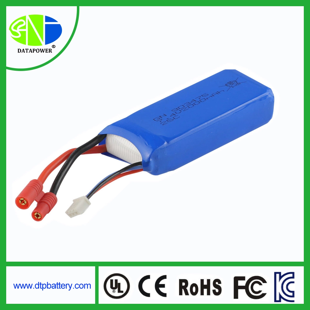 DTP Racing Parts-6090 7,4V 1500mAh 15C Li-ion 2-3 celdas Cargador