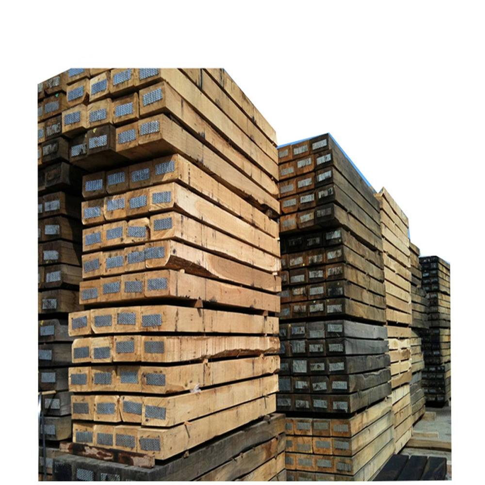 Used for Railroad Hardwood Railway Wooden Sleepers Rail Sleeper Cheap Multi-Channel Sale