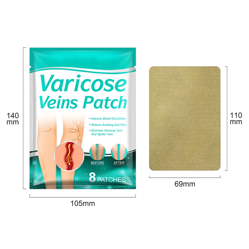 Wholesale/Supplier Private Label Chinese Herbal Health Care Varicose Veins Patch Improve Blood Circulation Relieve Swelling and Pain