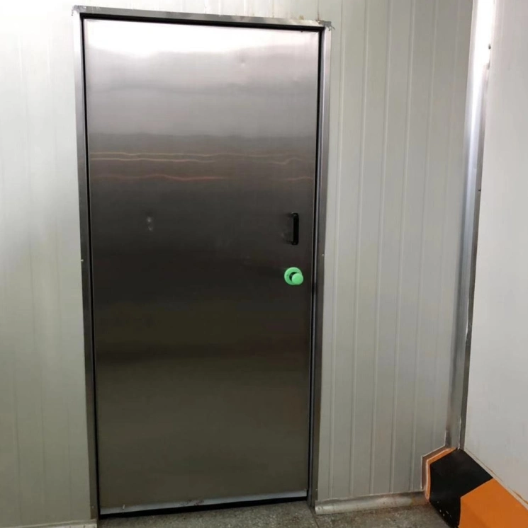 Puerta basculante de frío de acero térmico aislado para almacén de refrigeración O congeladores