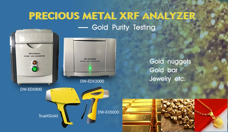 Exploration minière élémentaire XRF portable analyse minérale XRF X Spectromètre de fluorescence à rayons