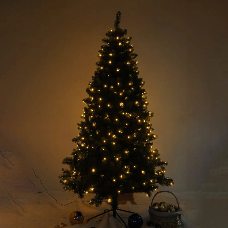 Décoration de Noël en PVC artificielle de gros de l'Ornement Arbre de Noël avec la lumière1