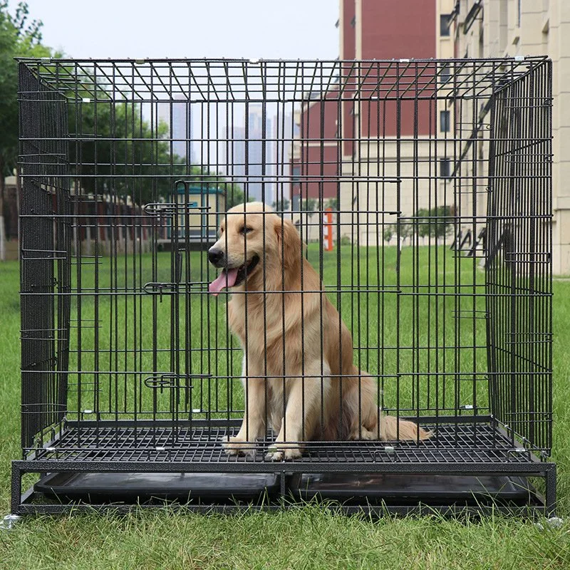 Caisses de pliage du métal Chien cage sur la vente