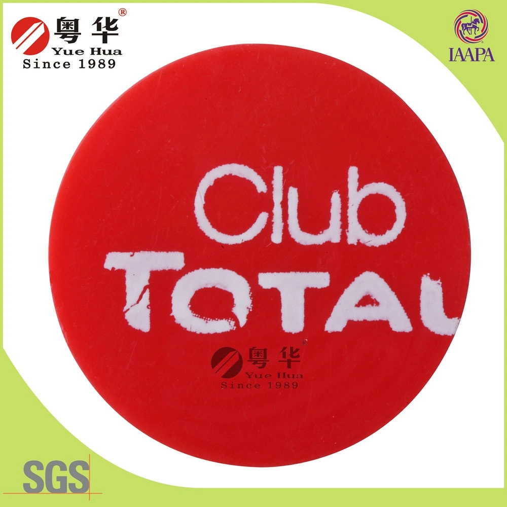 Hochwertige Kunststoff-Münze Typ und Blank Stil 19mm/25mm Kreis Form Multi Color Custom Logo Kunststoff Chip