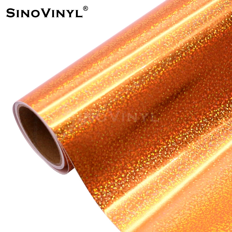 SINOVINYL Water/Coffee/Glass Cup Creativity DIY Holographic Sparkle Dots Vinyl Roll Paper Crafts