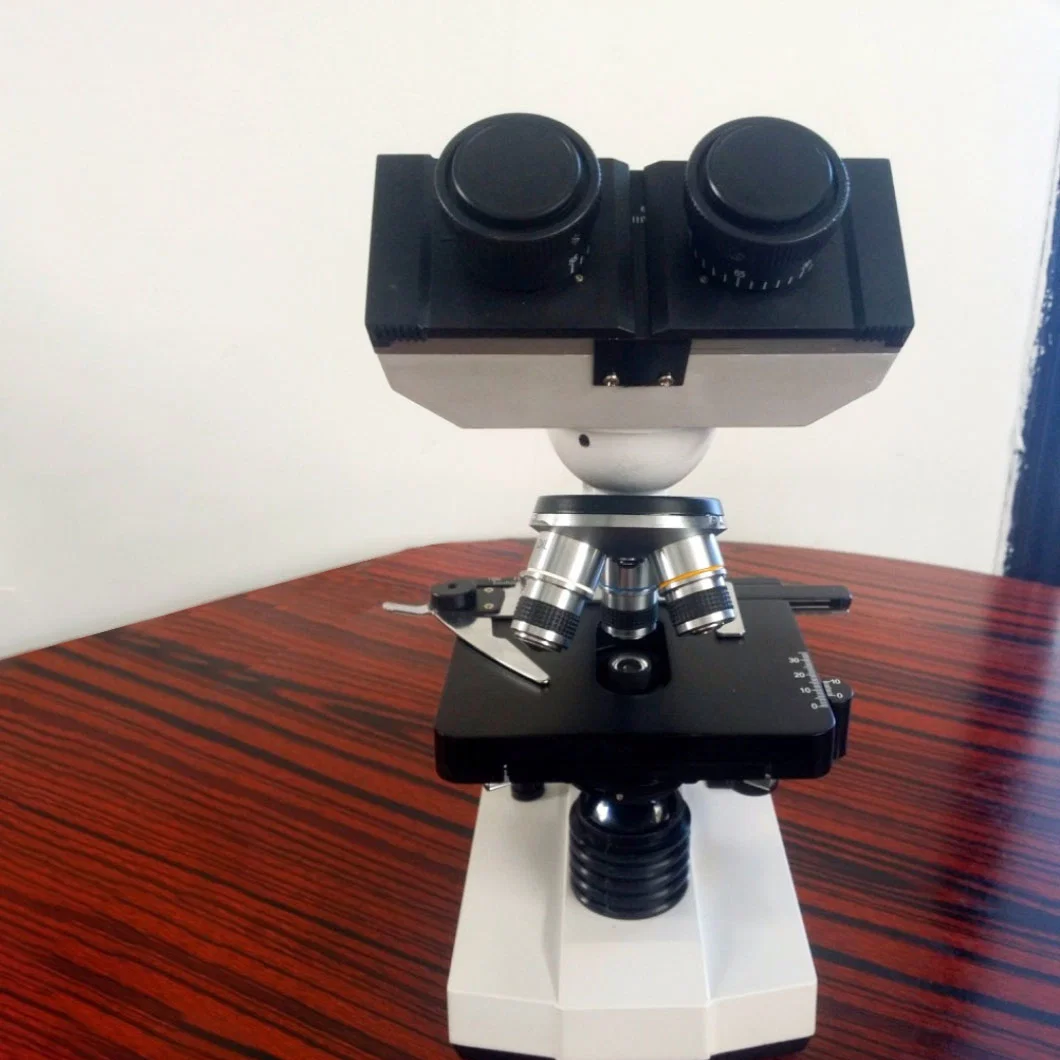 Laboratoire de microscopie optique LED portable microscope binoculaire avec caméra numérique