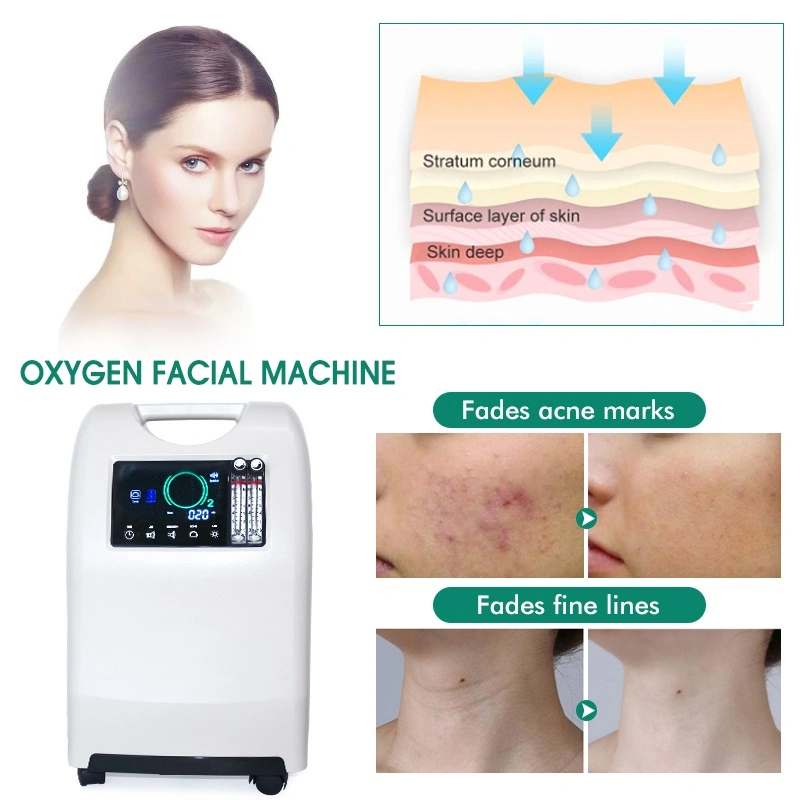 Olv-5A SPA Home Skin Rejuvenation Oxygen Facial Machine Whitening Hydro Oxygen Facial Machine